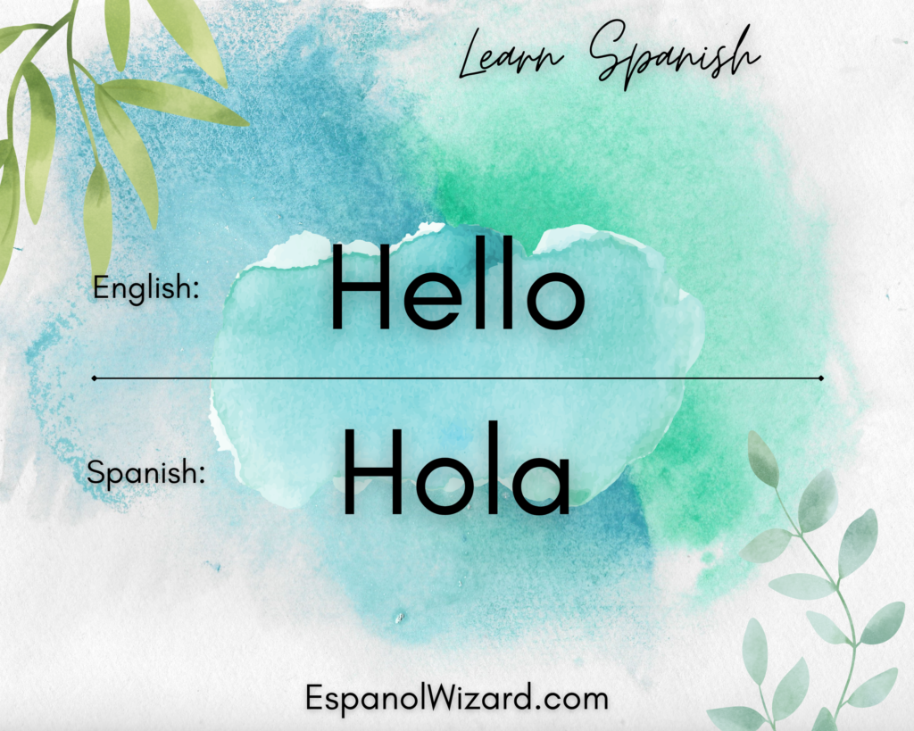 LEARN SPANISH AND SAY “HELLO” TO NEW OPPORTUNITIES!