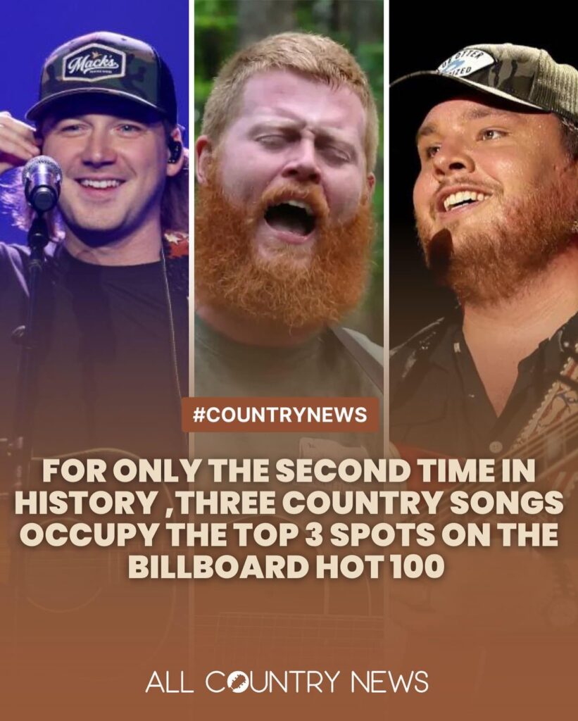 Historic Milestone: Country Songs Claim The Top Three Spots On The Billboard Hot 100 For The First Time Ever